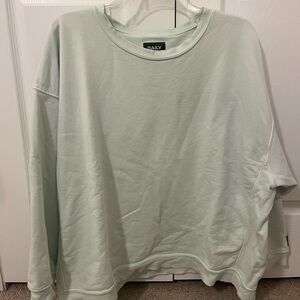 Daily drills oversized crew sweatshirt in color surf